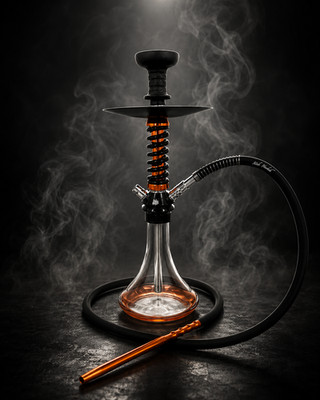 20'' MOB Shock Hookah | Orange | Premium Luxe Hookah