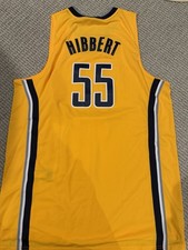 Roy Hibbert Indiana Pacers Yellow Swingman Jersey L