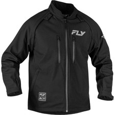 Chaqueta de motocicleta Fly Racing Patrol Enduro se convierte en chaleco - negra con gris