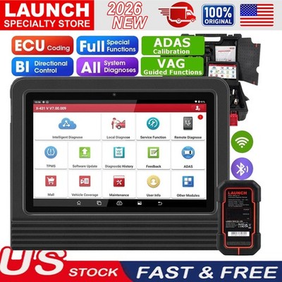 2026 LAUNCH X431 V+5.0 PRO5 Car Diagnostic Tool Scanner Key Coding Bidirectional
