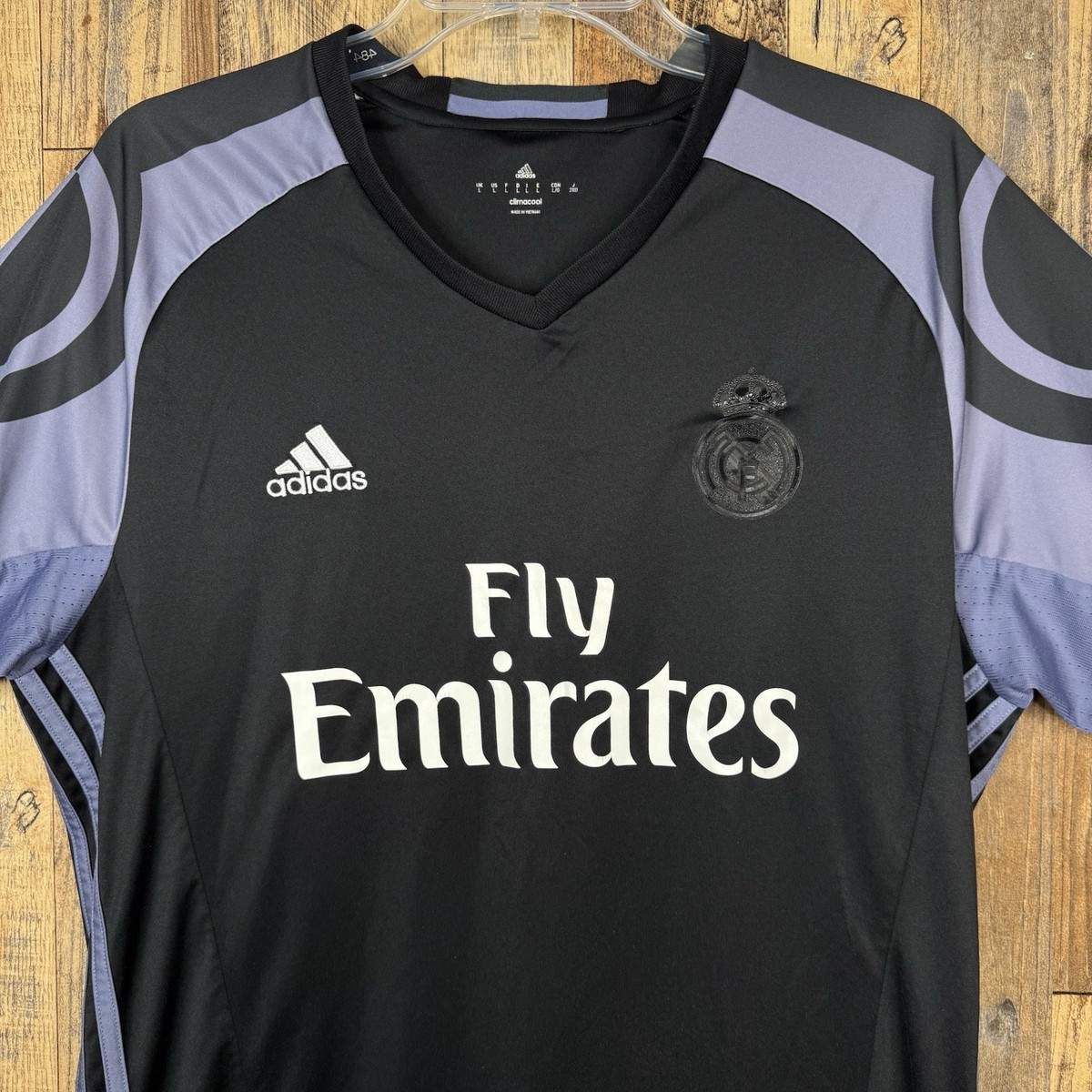 Real Madrid 2016-17 Third Soccer Jersey Adidas AI5139 Men's L | eBay
