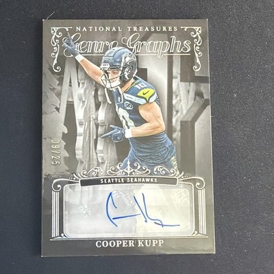Cooper Kupp 2025 National Treasures Genre Graphs Auto /25 Seahawks