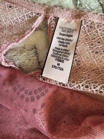 3 NEW Victoria's Secret Dream Angels Mid Rise Cheeky Black Pink Lace M Medium