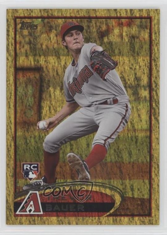 2012 Topps Update Gold Sparkle Trevor Bauer #US213 0h32