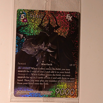 Final Fantasy TCG Golbez PR-090/13-115L Holo EX Forward EX BURST 9000