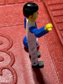 LEGO Technic Racing Figure w/ Blue Helmet - Vintage Set #8714, 8223 (tech037)