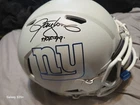 LAWRENCE TAYLOR HOF 99 SIGNED AUTO FULL SIZE NEW YORK GIANTS HELMET JSA WITNESS