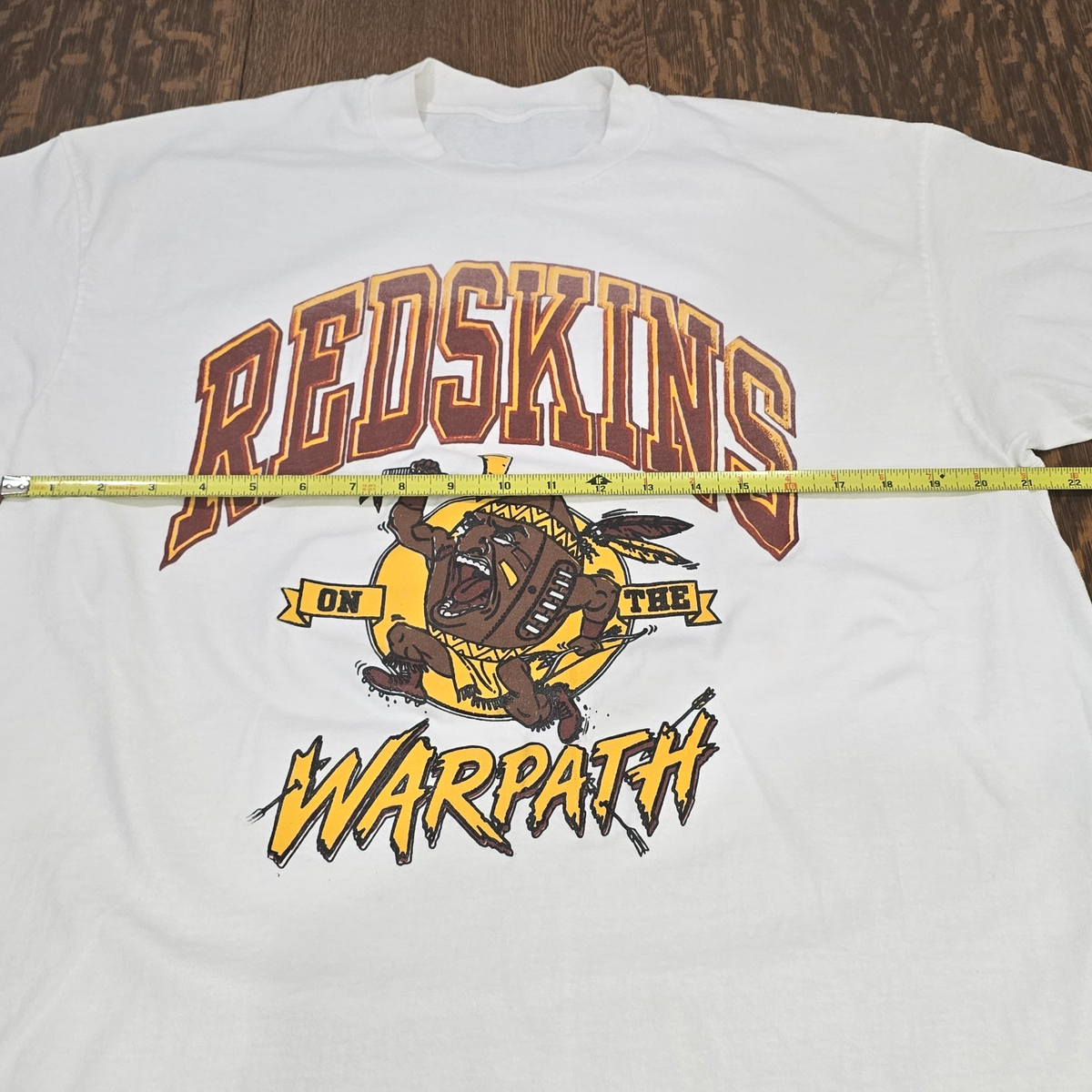 Vintage 1991 Washington Redskins On The Warpath T-Shirt Super Bowl