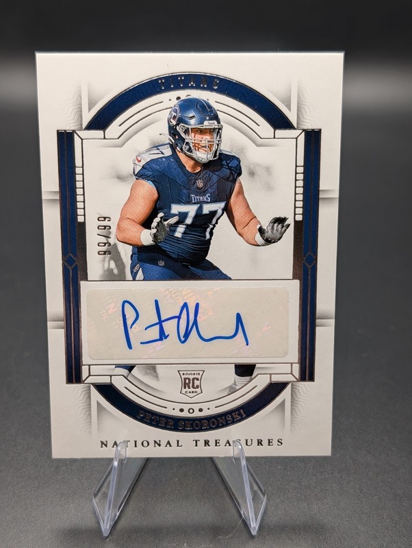 2023 National Treasures - Peter Skoronski (RC) Rookie Auto 99/99 Bookend!