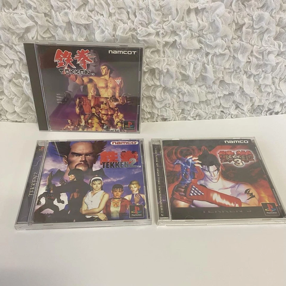 PlayStation Tekken Bundle PS1 Juego de Discos Tekken 1 2 3 con Estuche e Insertos Foto 4 de 4