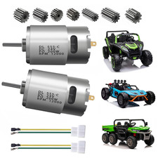 2PCS 24V RS555 12000 RPM Electric Drive Motor for Power Wheels Motor Upgrade,30V