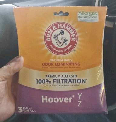 Arm & Hammer Hoover Type Y&Z Premium Allergen Vacuum Bag (2-Pack) 67978HQ 
