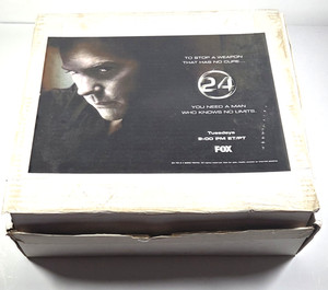 Rzadki 24 seriale telewizyjne sezon 3 promocyjny zestaw prasowy kurtka i podgląd płyt DVD