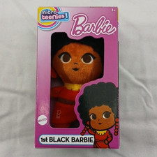 Barbie Micro Tennies Plush 1st Black Barbie In Red Brand New in Original Box