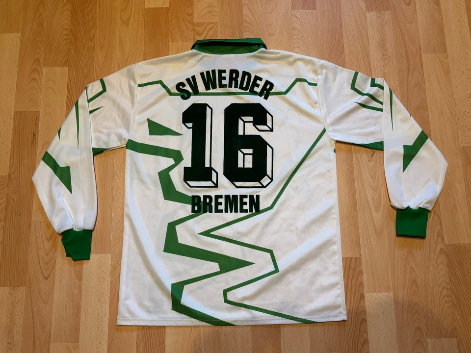 Werder Bremen Puma Langarm Trikot 1993/94 "DBV" + Nr.16 Gr.XL - Bild 4 von 4