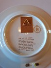 The Art of Chokin, 24k Gold Trim, 6.5" plate, Flowers & Butterfly — photo 4