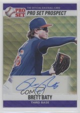 2021 Leaf Pro Set Metal 1990 Base Purple Wave 8/20 Brett Baty #PS0-BB3 Auto qf8
