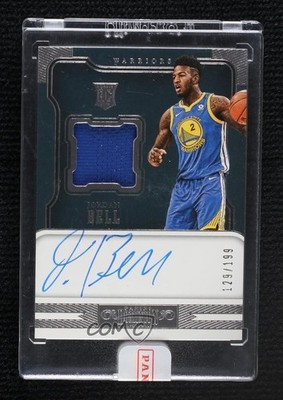 2017-18 Panini Dominion Jersey 129/199 Jordan Bell #175 Rookie Auto RC 10jq