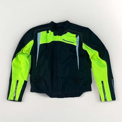 Scorpion EXO Motorradjacke Hi Vis Neon Gelb Schwarz mit Protektoren Gr. M