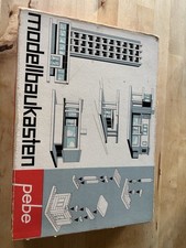 DDR Spielzeug PeBe Architektur Modellbaukasten 5mm Maßstab  Unvollst