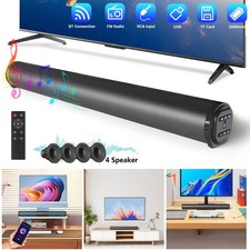 22'' Wireless Bluetooth TV Sound Bar Theater Subwoofer Soundbar Computer Speaker