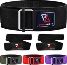 Auto Locking Gym Belt Weightlifting Belt 4" Training Gym Fitness Bodybuilding