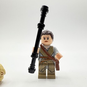 Rey - Dark Tan Tied Robe LEGO Star Wars Episode VII 75099 Minifigure!