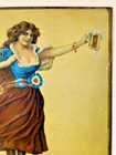 RARE -- VINTAGE BIERE KARCHER (BEER) HEAVY STEEL SIGN - FRANCE — photo 3