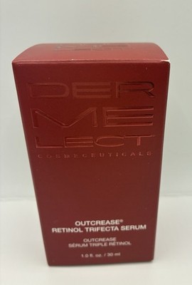 Dermelect Outcrease Retinol Trifecta Serum full size Cosmeceuticals 1 fl.oz NEW