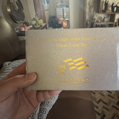 #ad U.S. Mint 2006 American Eagle 20th Anniv 3 Coin Silver Set 3oz $315.00