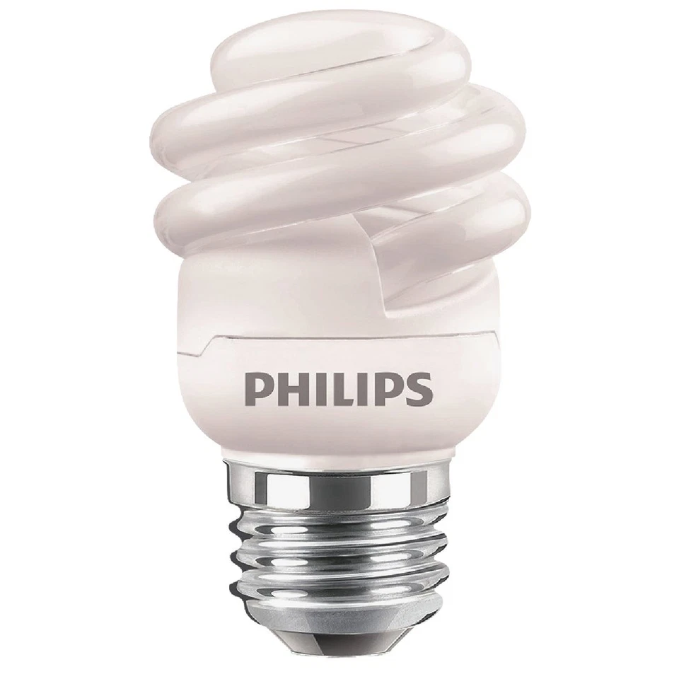 Philips Energy Saver 40W Equivalent Soft White Medium Base T2 Spiral CFL Light - Image 3 of 3