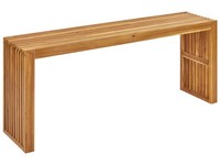 Gartentisch FüR 4 Personen Akazienholz Hellbraun 150 X 35 Cm U-Form Bellano