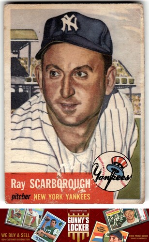 Ray Scarborough #213 1953 Topps card