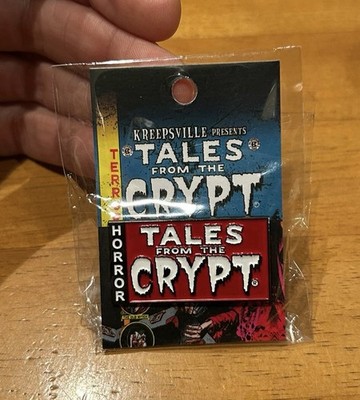 Tales From The Crypt  Logo Enamel Pin Kreepsville 1'' x 2'' Still Sealed New