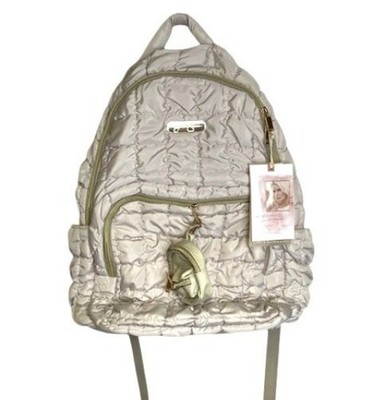 Jessica Simpson Solid Quilted Backpack