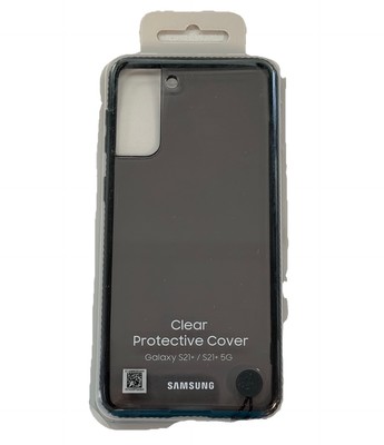 Original Samsung Galaxy S21+ Plus S21+ 5G Clear Schutzhülle Gel Case - Schwarz