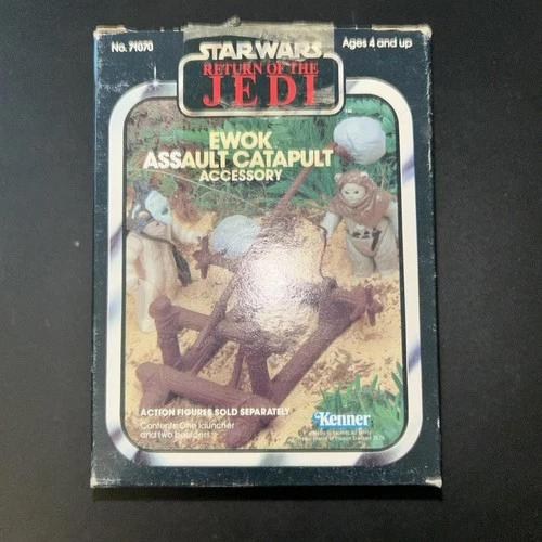 Vintage Kenner Star Wars Ewok Assault Catapult Figure Mini-rig NIB 1983!
