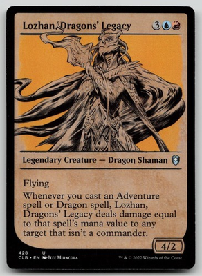 #ad Lozhan Dragons#x27; Legacy Showcase #428 LP Baldur#x27;s Gate CLB Magic MTG $1.79