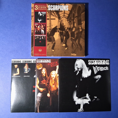 #ad SCORPIONS Original Album Classics 3 CD Box Set Import **Excellent** $99.99