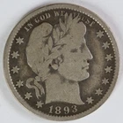 VG 1893 O Barber Quarter