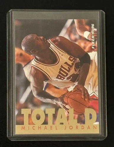 1995‑96 Fleer Total D Michael Jordan #3 Chicago Bulls HOF NBA Card NM‑MT