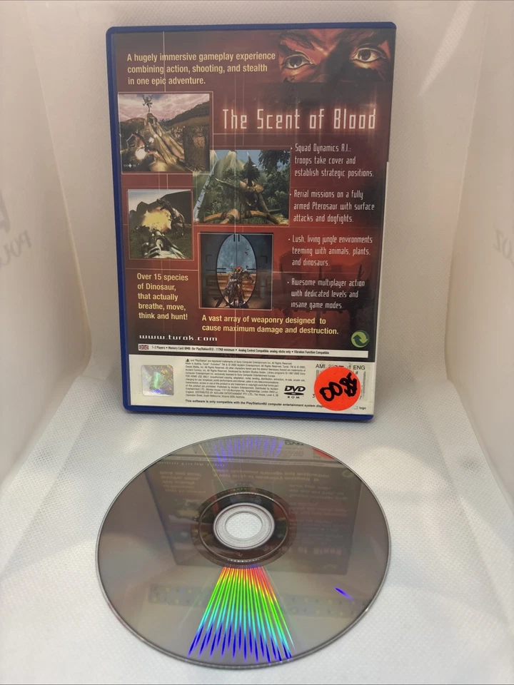Turok: Evolution (Sony PlayStation 2, PS2, 2002) CIB Complete W/ Reg & Tested - Image 4 of 4