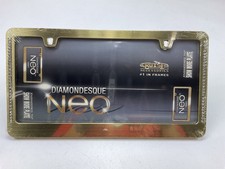 Cruiser 15001 Neo Diamondesque License Plate Frame Gold