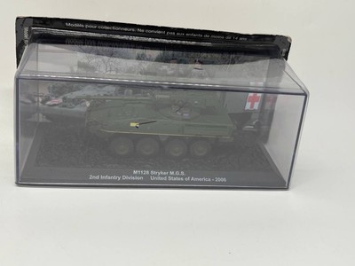 DIE CAST TANK '' M1128 STRYKER MGS 2nd INFANTRY USA - 2006 '' SCALA 1/72