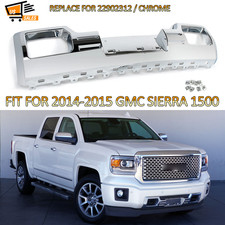 For 2014-2015 Gmc Sierra 1500 Chrome Front Bumper Skid Plate 22902312 New For 2014-2015 Gmc Sierra 1500 Chrome Front Bumper Skid Plate 22902312 New