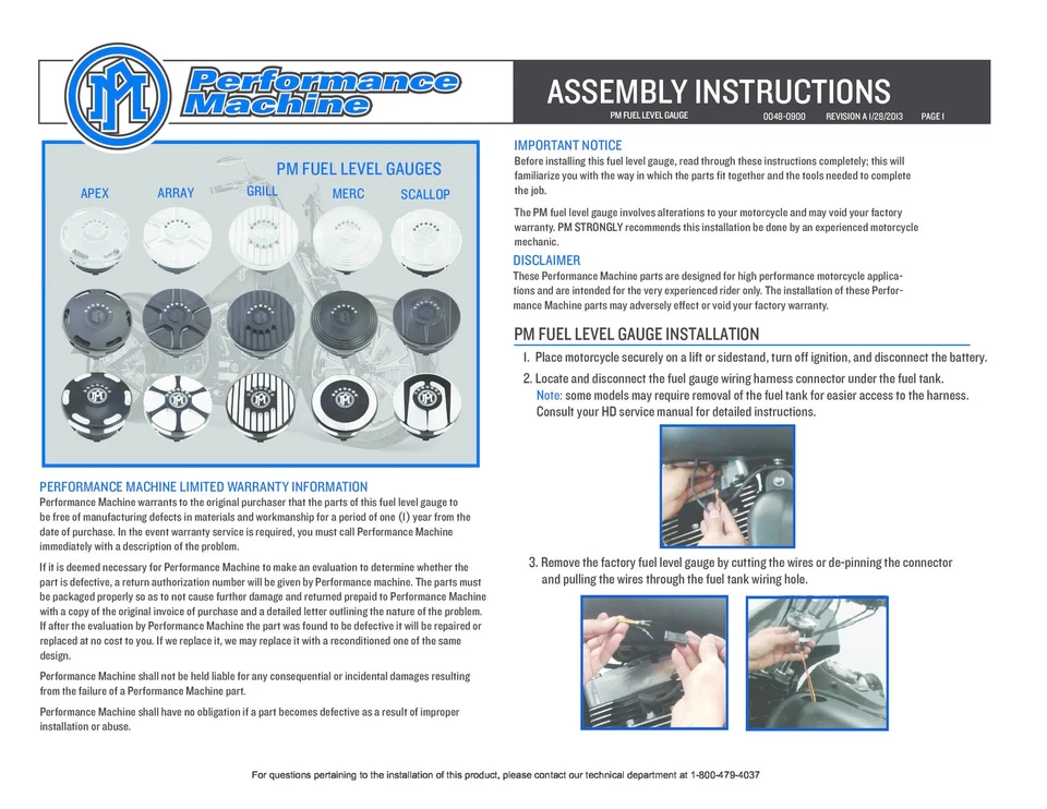 Máquina de rendimiento LED medidor de combustible Merc - corte de contraste 0210-2025MRC-BM Foto 2 de 3