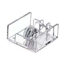 Napkin Holder Paper Dispenser Sturdy Cards Towel Desktop Ornament Letters Clear