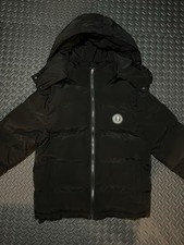 TRAPSTAR IRONGATE GIACCA PUFFER STACCABILE CON CAPPUCCIO - NERO
