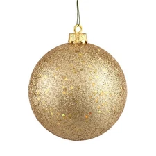 Vickerman N592508DQ 10in. Gold Sequin Ball Dril LED Cap
