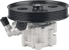 Power Steering Pump with Pulley Compatible with Jeep Wrangler 3.8L V6 Engine